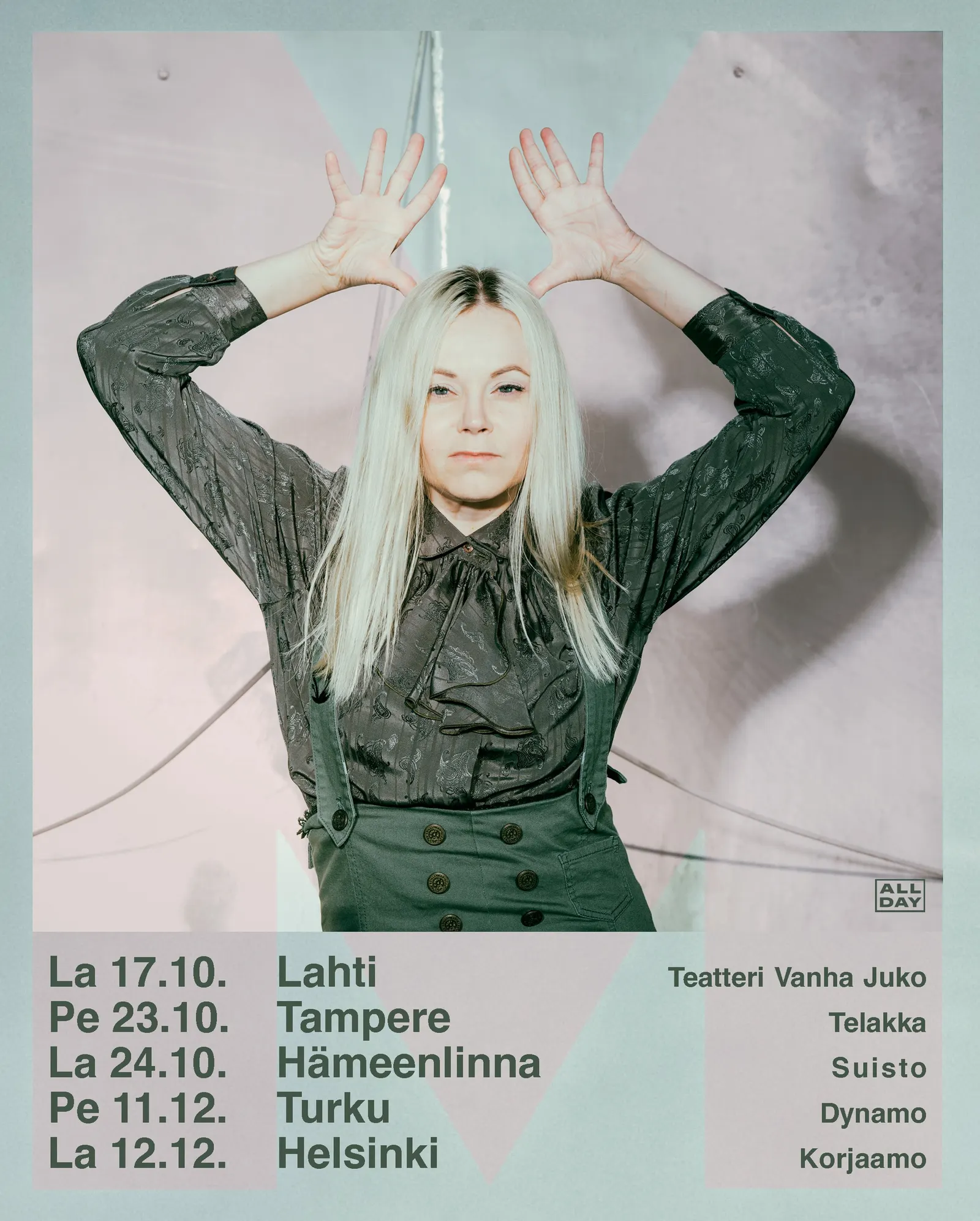 Musta enkeli -albumin levynjulkaisukiertue myynnissä 🎵